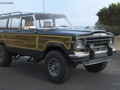  Jeep Grand Wagoneer SUV 1980s Black 