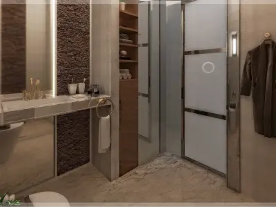 bathroom  3D model get