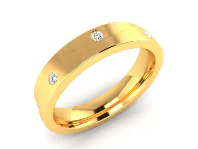 Women Ring  Render 3dm STL OBJ FBX Details 3D print model 37