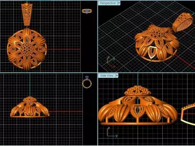 locket making pendant Free 3D print model