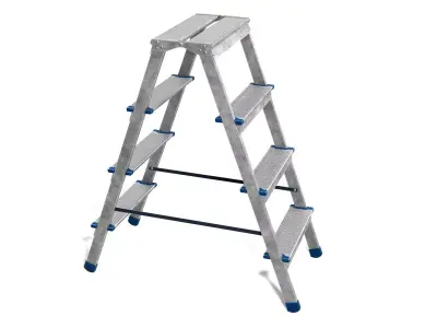 Ladder 01 PBR Low-poly 3D model