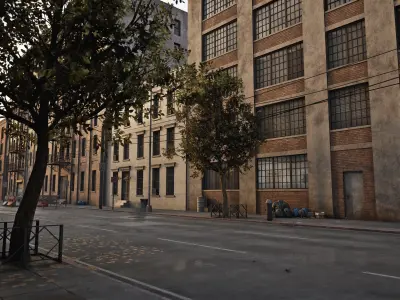 Industrial City Pack Low-poly 3D model