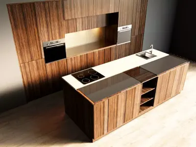 51-Kitchen3 texture 5 3D model