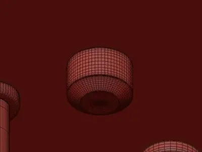 Italian Globe Cedar Moss Light 16 3D model