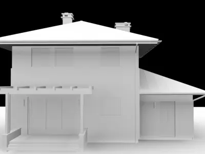 1  BHK  DUPLEX  HOUSE 3D model