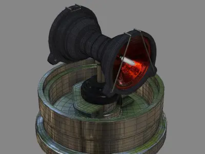 Warning Light 3D model