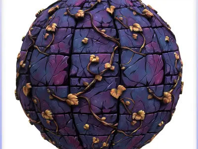  Stylized Wall Seamless Texture Texture 15
