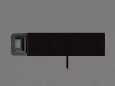 Turnstile AKPP-74 Low-poly 3D model