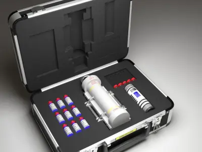 Biohazard Briefcase 3D model