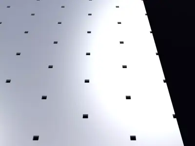 Perforated panel with 1 percent opening 25O133 3D model