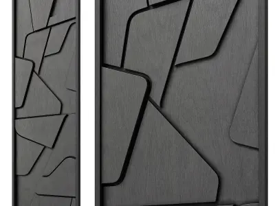 Wood Decorist geometric decor 3D model