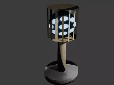 Modern 3D Lamp  Realistic Table Lamp Model 3D model