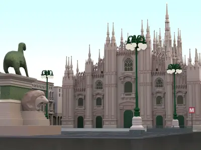 Duomo Milano 3D model
