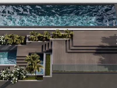 SWIMMING POOL NO25 A 3D model