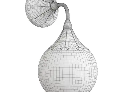 Piper Sconce Low-poly 3D model