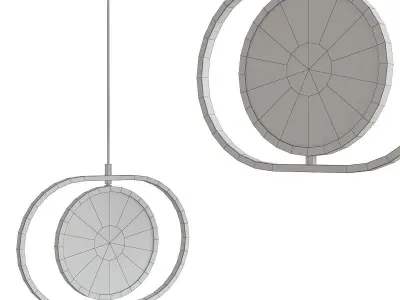 Dory chandeleir 3d model Low-poly 3D model