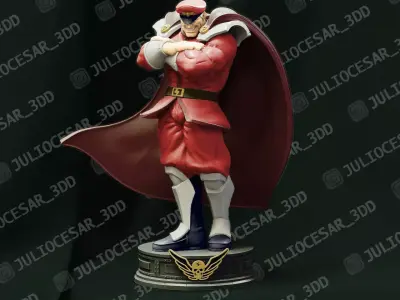 Street Fighter - M Bison Shadaloo dictator 3D print model