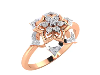 Women Ring  Render 3dm STL OBJ FBX MTLDetails 3D print model buy