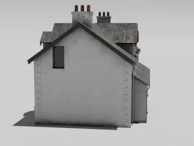 Scottish Countryside House 3D model 3D model