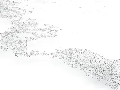 French Riviera from Cannes to Saint Tropez Streets and Buildings 3D model