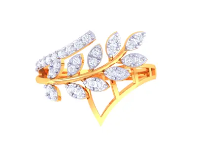 Women Ring MTL 3dm STL OBJ FBX Details 3D print model 39
