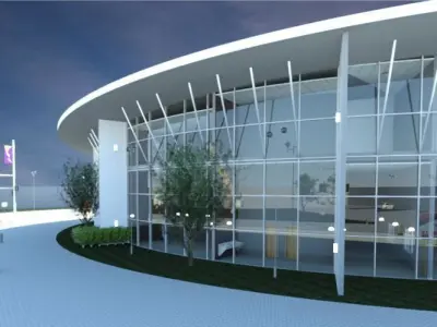 Art gallery 3D model 4