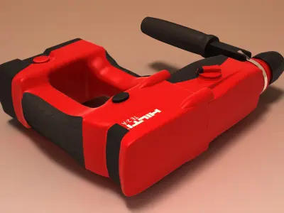 Hilti TE2A battery drill 3D model
