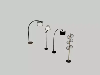 floor lamps 3D model