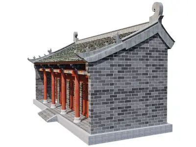 Japan Ancestral Hall 3D model