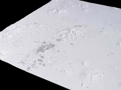 Ecatepec Mexico City Landscape 3D Model 3D model