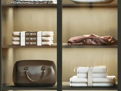 Modern wardrobe 20 3D model