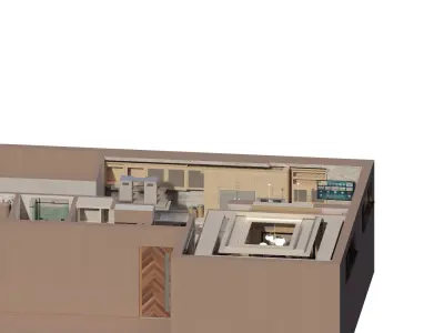 apartment layout 3D model