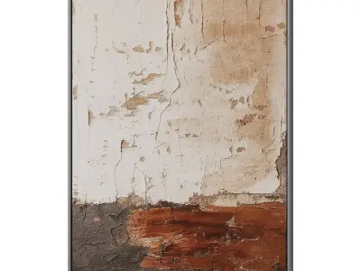 Abstract Painting Frame set 3D model 742