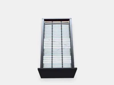 MALM Bed frame high 88 Low-poly 3D model