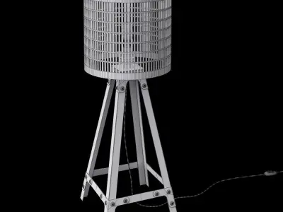 Lamp Aviator Mesh Dark Antique 3D model