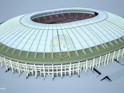  Soccer Stadium LM (MAYA) 