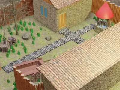 Blacksmith house 3D model