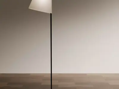 Floor Lamp Low-poly 3D model 3