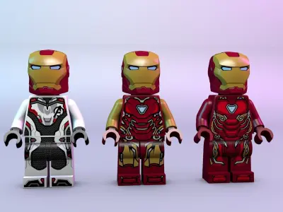 IronMan Lego Pack  3D model