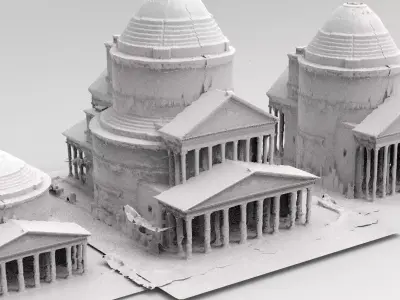 Rome Pantheon Arena 3 models 3D 3D model