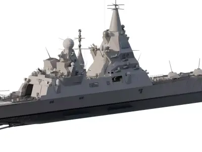 Russian navy Shkval class 3D model