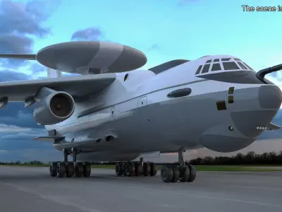  Airborne Radar Patrol Plane Simplified 