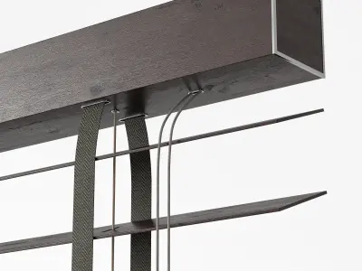 Wooden Blinds Set 16 3D model