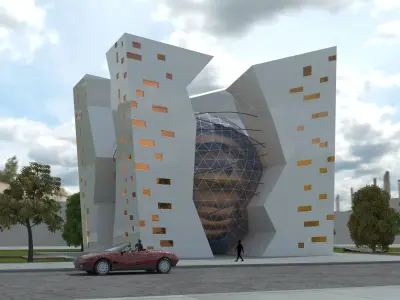 business center  3D model