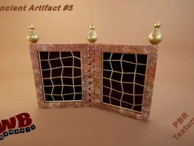 Ancient Artifact 5 Low-poly 3D model