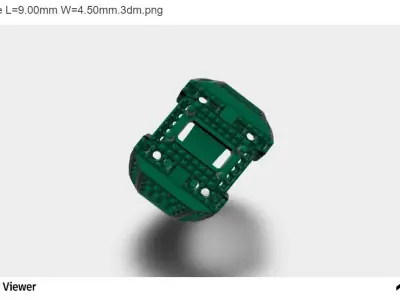 Men Ring with an Emerald Cut Center Stone 3D print model