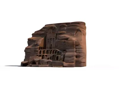 Urn Tomb Petra 3D model
