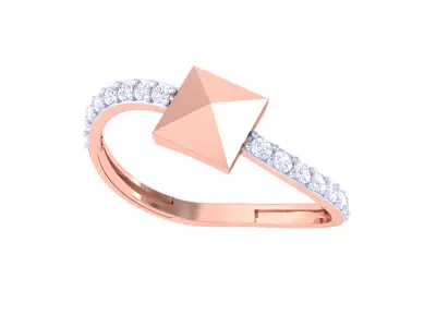 Women Ring  Render 3dm STL OBJ FBX Details 3D print model 315