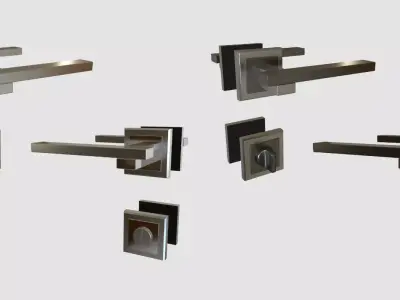 Door Handles for ArchViz Projects - Style MH38 3D model
