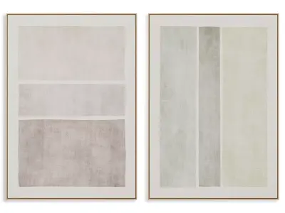 Abstract Painting Frame set 3D model 859